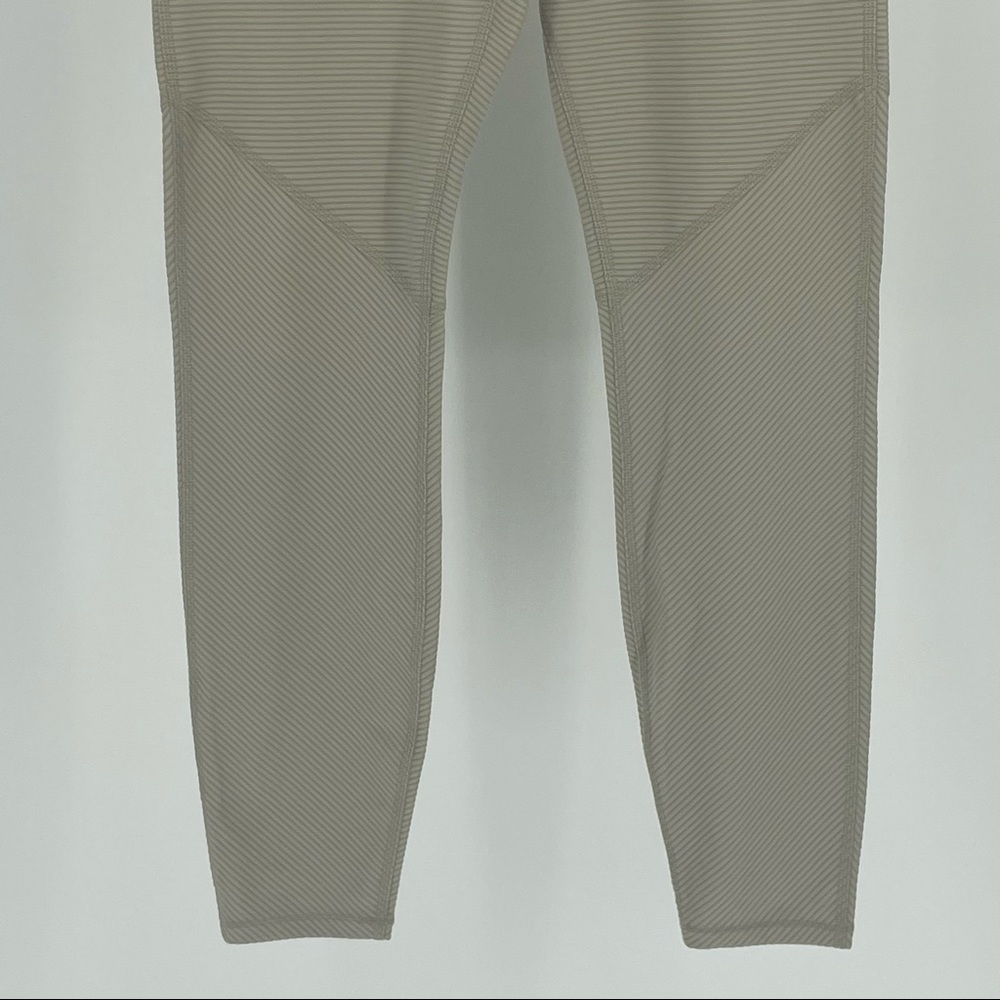 GOOD AMERICAN NWT ANGLED RIBBED HIGH RISE LEGGINGS IN SUMMER SAND 002 1 5 6 - Picture 6 of 15
